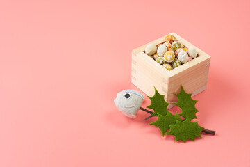 節分　豆まきイメージ