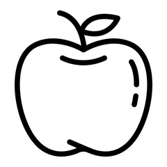 Apple line icon