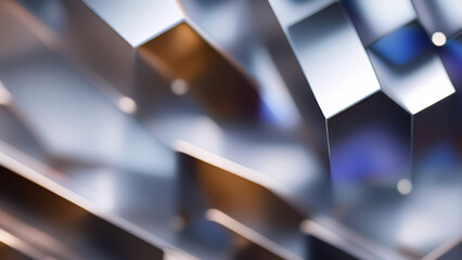 abstract geometric background design with crushing surface, Generative AI