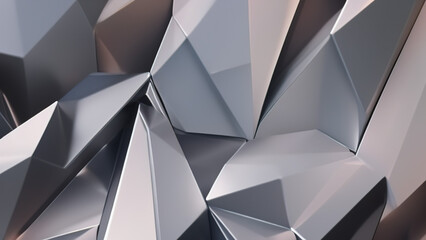 abstract geometric background design with crushing surface, Generative AI