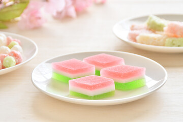 ひな祭り　ひな菓子