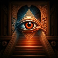 Eye of Horus  - obrazy, fototapety, plakaty