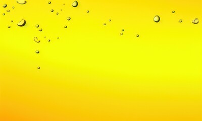 bubbles in yellow background created with generative AI