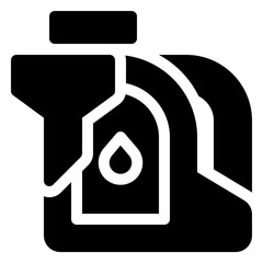 Oil glyph icon