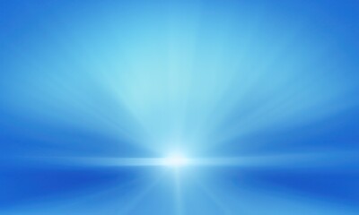sunburst on blue background created with generative AI