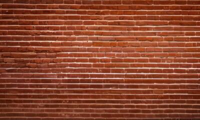 red brick wall texture background created with generative AI