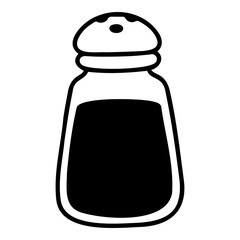 Salt and Pepper Shaker Vector