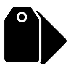 price tag glyph icon