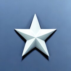 Obraz premium star on blue background. Generative AI.