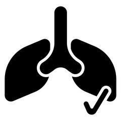 Obraz premium healthy lungs organ illustration