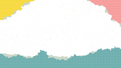Obraz premium Torn paper textures background vector illustration with high-quality textures for comfortable work and creating