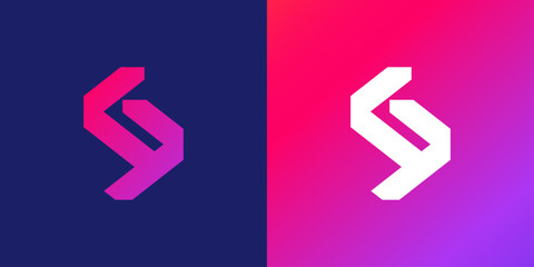 G Logo Design with Blue,Red Gradient