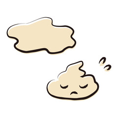 おしっことうんちのイメージセット