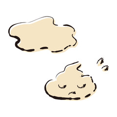 おしっことうんちのイメージセット
