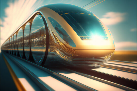  Revolutionary transportation system. The features of monorail, maglev, and hyperloop technology into one, creating a glass-enclosed transportation system. Revolutionize the way people travel.