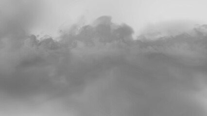 Realistic smoke clouds fog perfect for compositing into your shots. transparent, 4k, png alpha. © apisit