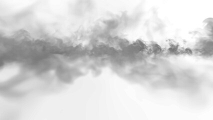 Realistic smoke clouds fog perfect for compositing into your shots. transparent, 4k, png alpha. - obrazy, fototapety, plakaty