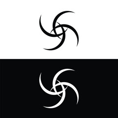 Circle vector logo template design . Circle icon . Circle silhouette 