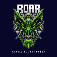 Fototapeta premium Angry boar illustration with detailed vector design