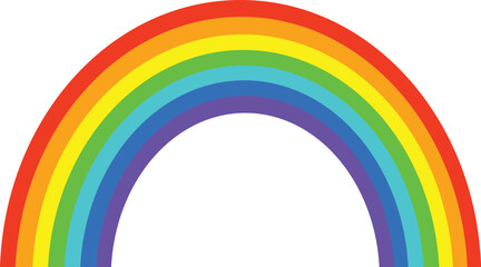 Vector Colorful Rainbow