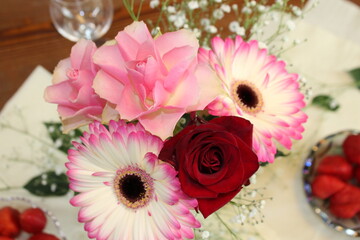 Flowers / ピンクの花束