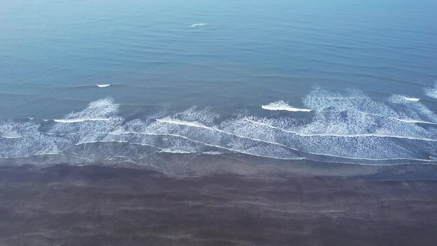 Aerial footage of Harnai beach at Dapoli, located 200 kms from Pune on the West Coast of Maharashtra India.