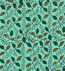 Obraz na płótnie Canvas Ajrakh Pattern and block print Pattern, batik print, ikat Background digital printing textile pattern
