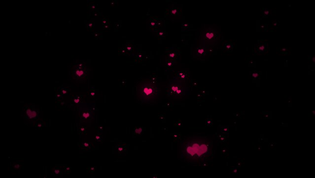 heart particle background | New Heart Black Screen Effect Templates Video Background | Free Background Design