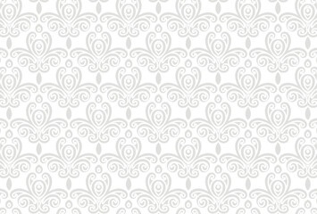 elegant white seamless geometric pattern