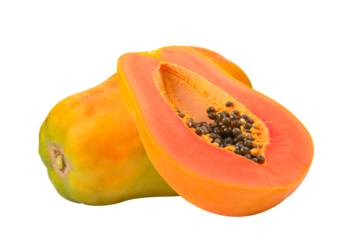 papaya isolated on transparent png