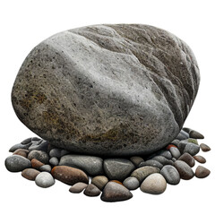 stone01 river stone rock stone boulder mountain clay ore nature earth transparent background cutout