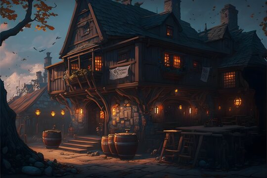 Fantasy Tavern Exterior