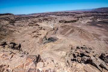 Fish river canyon in southern Namibia