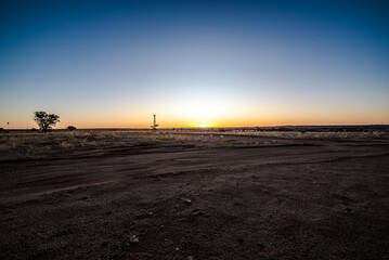 Sommertime safari in Namibia with lots of wild animals