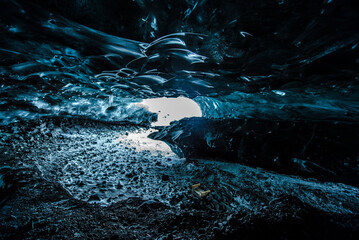 Ice cave in Iceland 