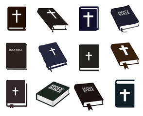 Holy Bible Colorful Icon Set