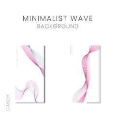 Pink Wavy line Creative concept