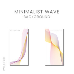 Yellow purple Wavy line