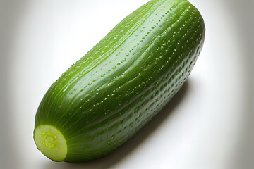 Tasty One natural Cucumbers with white background