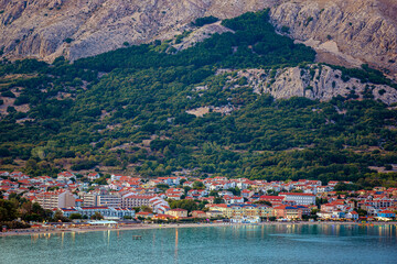view of the bay
sea Croatia Baška