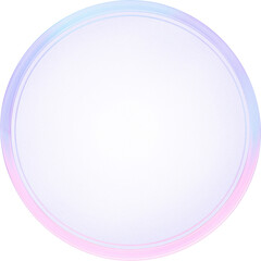 Dreamy color bold 3d round circle shape badge label