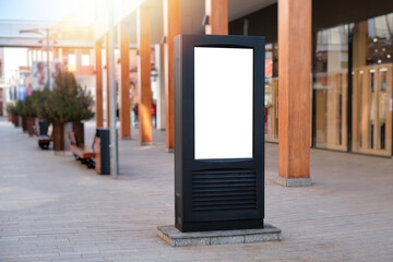 Information display on the street