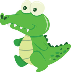 Cartoon Baby Crocodile