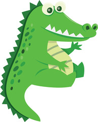 Cartoon Baby Crocodile