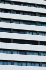 Obraz premium hotel exterior, facade of a modern building, urban architecture