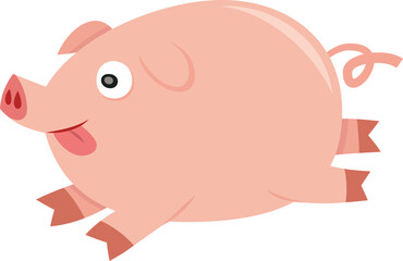 Cute Cartoon Pig