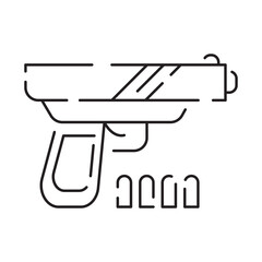 Police line icon. Law and Judgement line icons. Justice, Court of law and Government vector linear icon