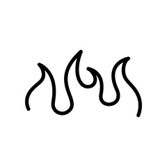 Flame Vector Icon. Symbol of Fire.