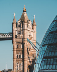 Fototapeta na wymiar Tower Bridge & London City Hall