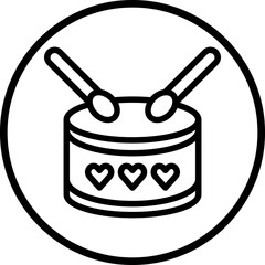 Drum Icon Style